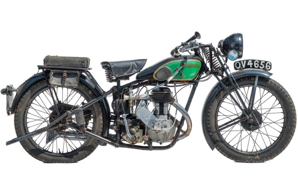 1931 New Imperial “3.50 h.p. Light Tourist Model 2” 350cc motorcycle